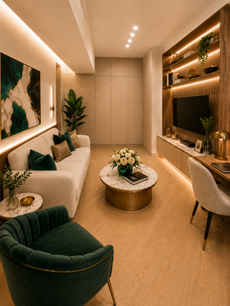 Pipera Cortina North, rond OMV, de inchiriat apartament 3 camere.